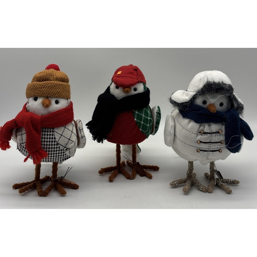 Target Spritz 2018 FORREST, SCHATZI , MAUS WonderShop Bird Figurine Lot Of 3 - Picture 2 of 9